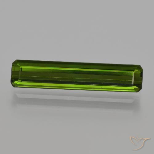 1.94ct Натуральный Землисто-зеленый Турмалин, Изумрудная огранка, Чистота VS