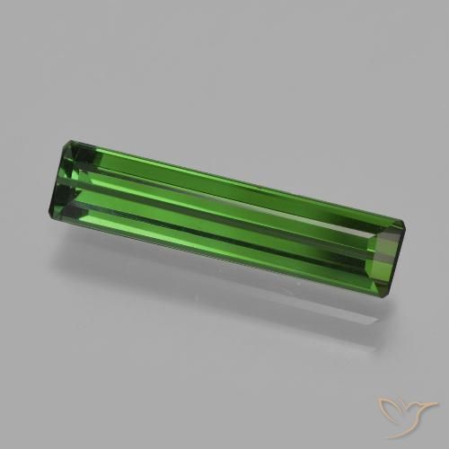 1.80ct Натуральный Зеленый Турмалин, Изумрудная огранка, VVS-VS