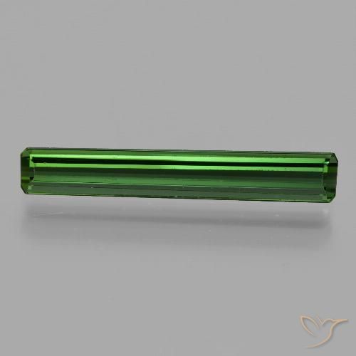 1.88ct Натуральный Зеленый Турмалин, Изумрудная огранка, VVS-VS