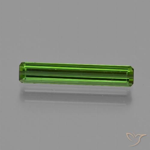 1.16ct Натуральный Темно-зеленый Турмалин, Изумрудная огранка, VVS-VS