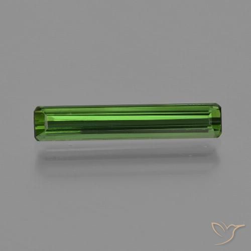 1.13ct Натуральный Землисто-зеленый Турмалин, Изумрудная огранка, Чистота VS