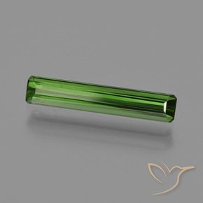 1.13 карата, натуральный Землисто-зеленый Турмалин, Октагон / Изумрудная Огранка, Чистота VS
