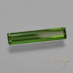 1.14 карата, натуральный Травянисто-зелёный Турмалин, Октагон / Изумрудная Огранка, VVS-VS