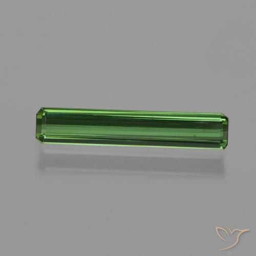 0.94ct Натуральный Землисто-зеленый Турмалин, Изумрудная огранка, Чистота VS