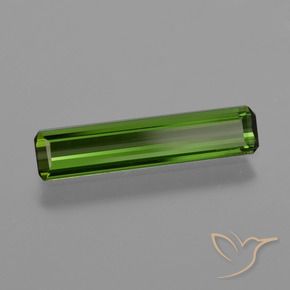 1.08 карата, натуральный Землисто-зеленый Турмалин, Октагон / Изумрудная Огранка, Чистота VS