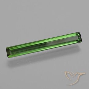 1.27 карата, натуральный Травянисто-зелёный Турмалин, Октагон / Изумрудная Огранка, Чистота VS