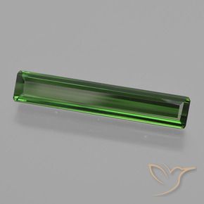 1.85 карата, натуральный Средне-темно-зеленый Турмалин, Октагон / Изумрудная Огранка, VVS-VS