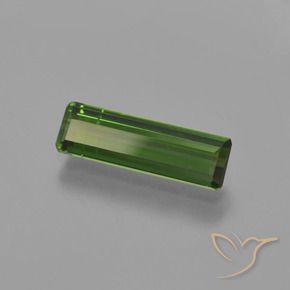 0.91 карата, натуральный Темно-зеленый Турмалин, Октагон / Изумрудная Огранка, VS-SI