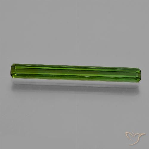 1.94ct Натуральный Средний зеленый Турмалин, Изумрудная огранка, Чистота VS