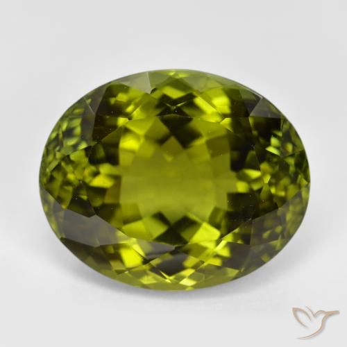 12.25ct Натуральный Темно-зеленый Турмалин, Овал, VVS-VS