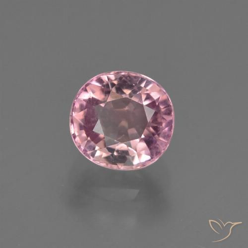 1.29ct Натуральный Средне-светло-розовый Турмалин, Овал, Чистота VS