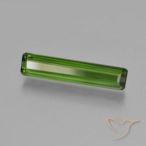 1.86 карата, натуральный Травянисто-зелёный Турмалин, Октагон / Изумрудная Огранка, Чистота VVS