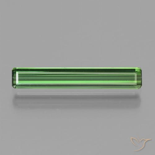 1.37ct Натуральный Средний зеленый Турмалин, Октагон / Изумрудная Огранка, Чистота VVS, Photo A