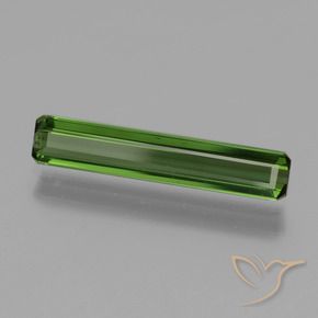1.24 карата, натуральный Средний зеленый Турмалин, Октагон / Изумрудная Огранка, VVS-VS
