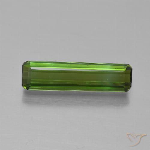 1.00ct Натуральный Водоросли зеленые Турмалин, Изумрудная огранка, VVS-VS