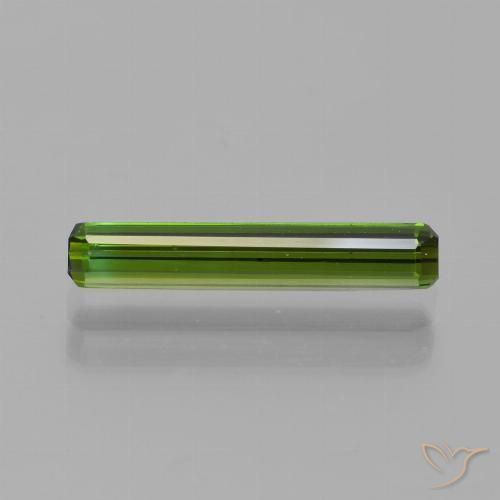 0.87ct Натуральный Землисто-зеленый Турмалин, Изумрудная огранка, Чистота VVS