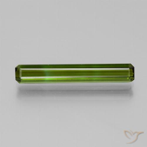 2.47ct Натуральный Водоросли зеленые Турмалин, Изумрудная огранка, Чистота VVS