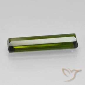 1.59 карата, натуральный Темно-зеленый Турмалин, Октагон / Изумрудная Огранка, Чистота VS