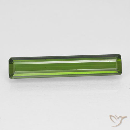 1.80ct Натуральный Водоросли зеленые Турмалин, Изумрудная огранка, VVS-VS