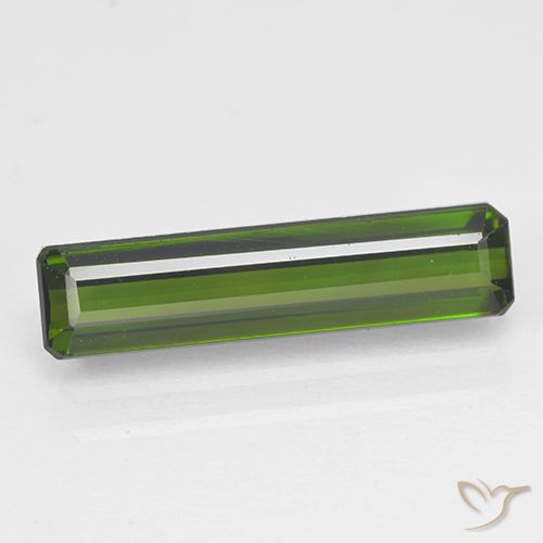 2.17ct Натуральный Водоросли зеленые Турмалин, Изумрудная огранка, VVS-VS