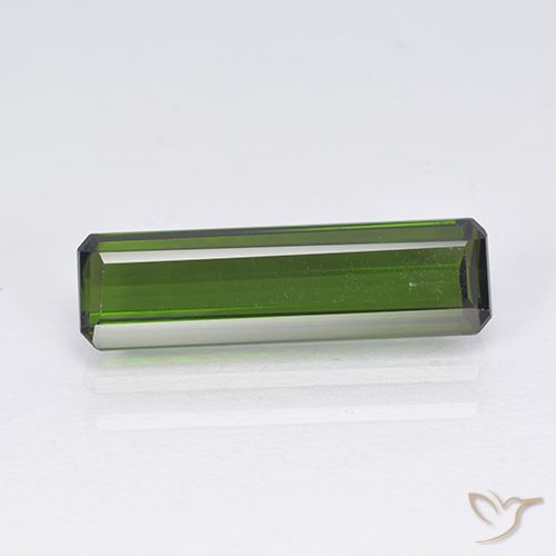 2.55ct Натуральный Водоросли зеленые Турмалин, Изумрудная огранка, VVS-VS