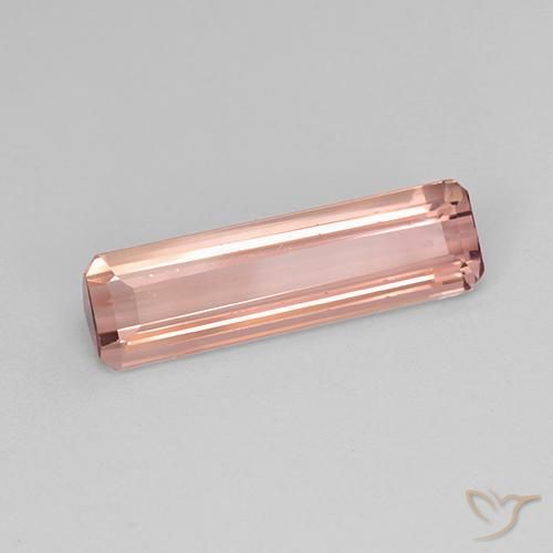 2.89 карата, натуральный Medium Light-Pink Турмалин, Октагон / Изумрудная Огранка, VVS-VS
