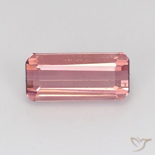 1.65ct Натуральный Жевательная резинка розовый Турмалин, Изумрудная огранка, VVS-VS