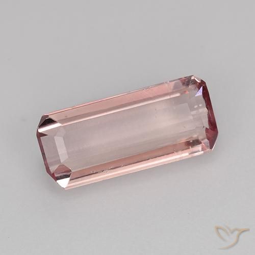 1.77ct Натуральный Светлое карамельное яблоко красное Турмалин, Изумрудная огранка, VVS-VS