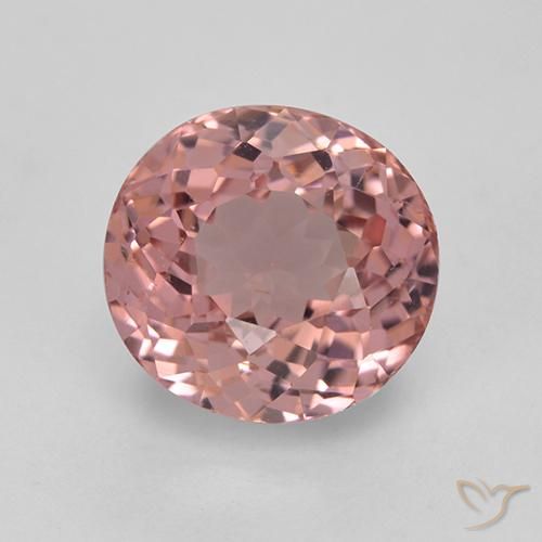 2.66ct Натуральный Насыщенный розовый Турмалин, Овал, VVS-VS