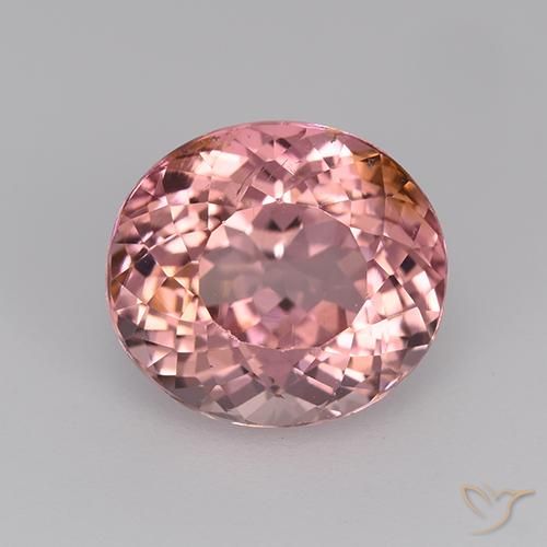 2.57ct Натуральный Жевательная резинка розовый Турмалин, Овал, VVS-VS