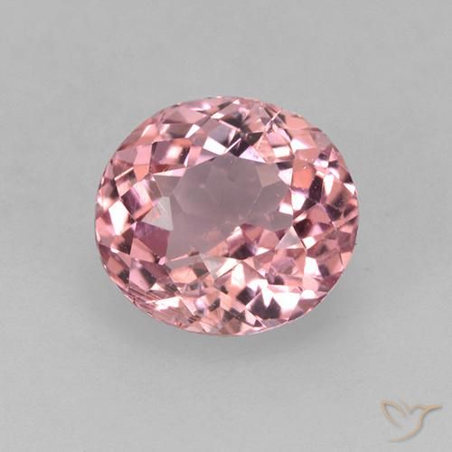 1.35ct Натуральный Светло-розовая жевательная резинка Турмалин, Овал, Чистота VS
