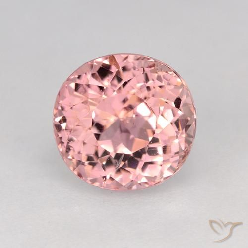 1.66ct Натуральный Светло-розовый Турмалин, Овал, Чистота VS