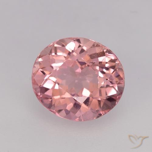 1.80ct Натуральный Жевательная резинка розовый Турмалин, Овал, VVS-VS