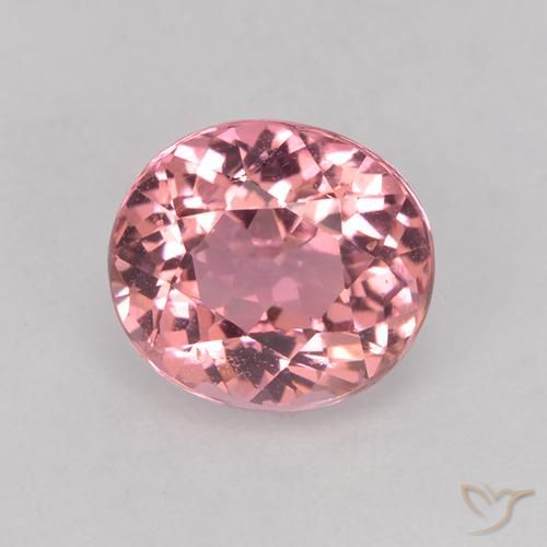 1.68ct Натуральный Жевательная резинка розовый Турмалин, Овал, VVS-VS