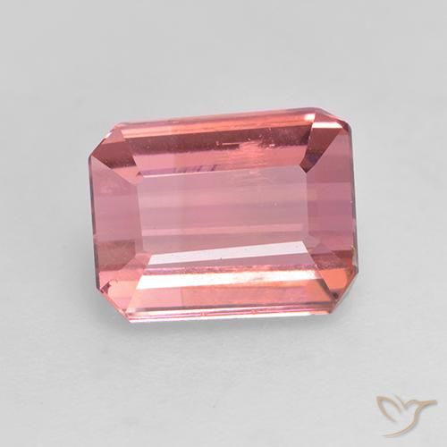 1.88ct Натуральный Жевательная резинка розовый Турмалин, Изумрудная огранка, VVS-VS