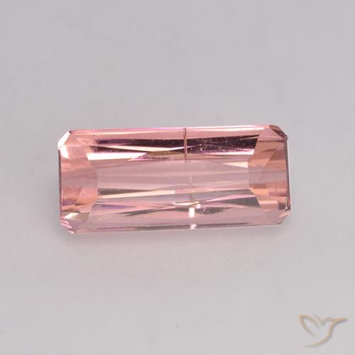 1.28ct Натуральный Жевательная резинка розовый Турмалин, Изумрудная огранка, SI