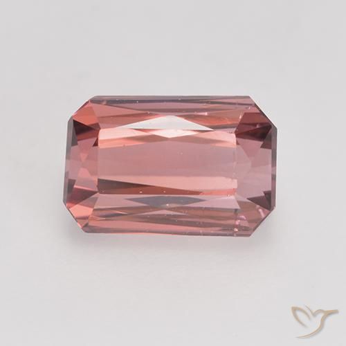 1.83ct Натуральный Средний розовый Турмалин, Изумрудная огранка, Чистота VS