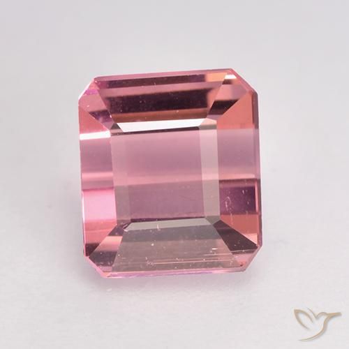 1.27ct Натуральный Светло-розовый Турмалин, Изумрудная огранка, VVS-VS