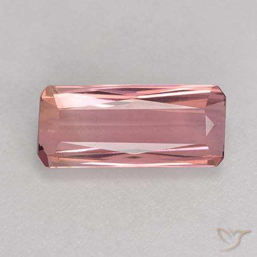 1.93ct Натуральный Средний розовый Турмалин, Изумрудная огранка, VVS-VS