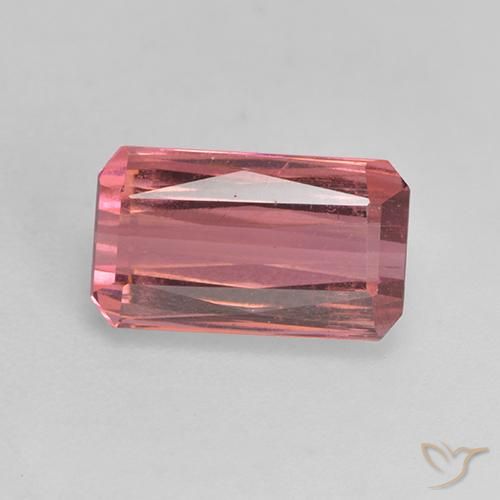2.26ct Натуральный Средний розовый Турмалин, Изумрудная огранка, VS-SI