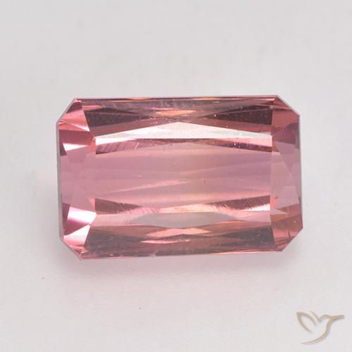 3.73ct Натуральный Королевский фиолетовый Турмалин, Изумрудная огранка, Чистота VS