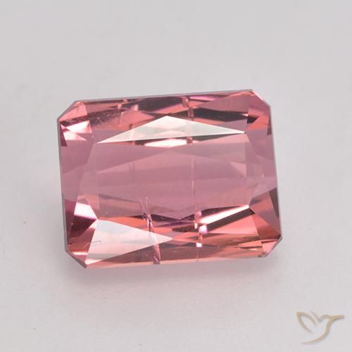 3.41ct Натуральный Королевский фиолетовый Турмалин, Изумрудная огранка, SI