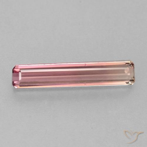 1.45ct Натуральный Жевательная резинка розовый Турмалин, Изумрудная огранка, Чистота VS