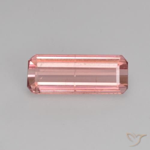 1.14ct Натуральный Жевательная резинка розовый Турмалин, Изумрудная огранка, SI