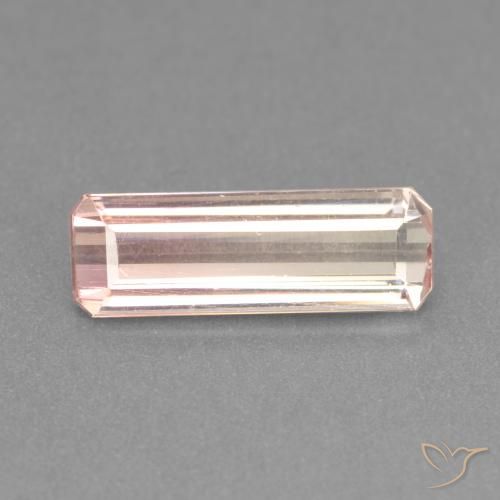 2.04ct Натуральный Очень светло-розовый Турмалин, Изумрудная огранка, Чистота VS