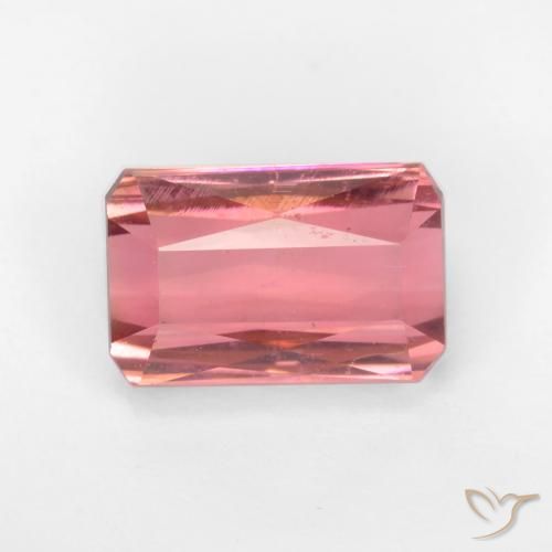 2.34ct Натуральный Жевательная резинка розовый Турмалин, Изумрудная огранка, VS-SI