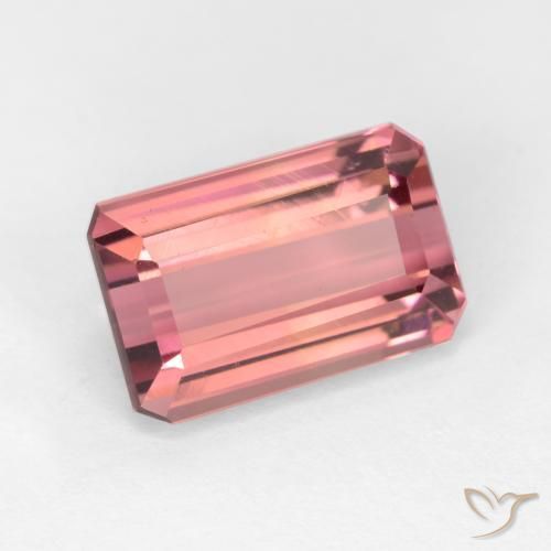 2.66ct Натуральный Жевательная резинка розовый Турмалин, Изумрудная огранка, VVS-VS