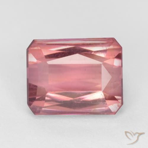 2.71ct Натуральный Жевательная резинка розовый Турмалин, Изумрудная огранка, VS-SI