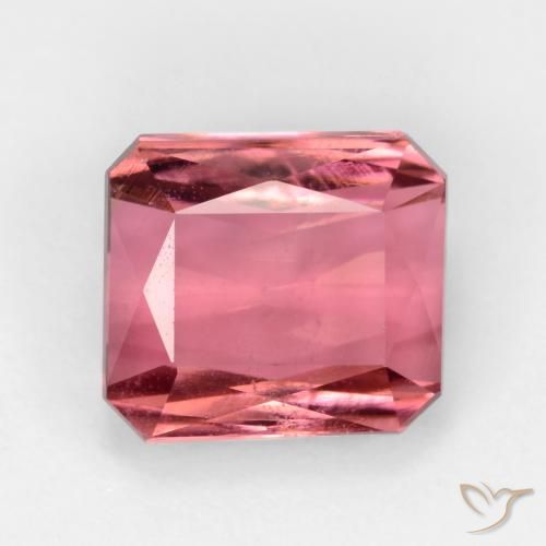 2.67ct Натуральный Светло-розовый Турмалин, Изумрудная огранка, SI
