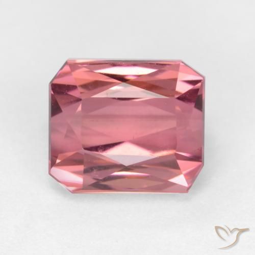 2.17ct Натуральный Жевательная резинка розовый Турмалин, Октагон / Изумрудная Огранка, Чистота VS, Photo A